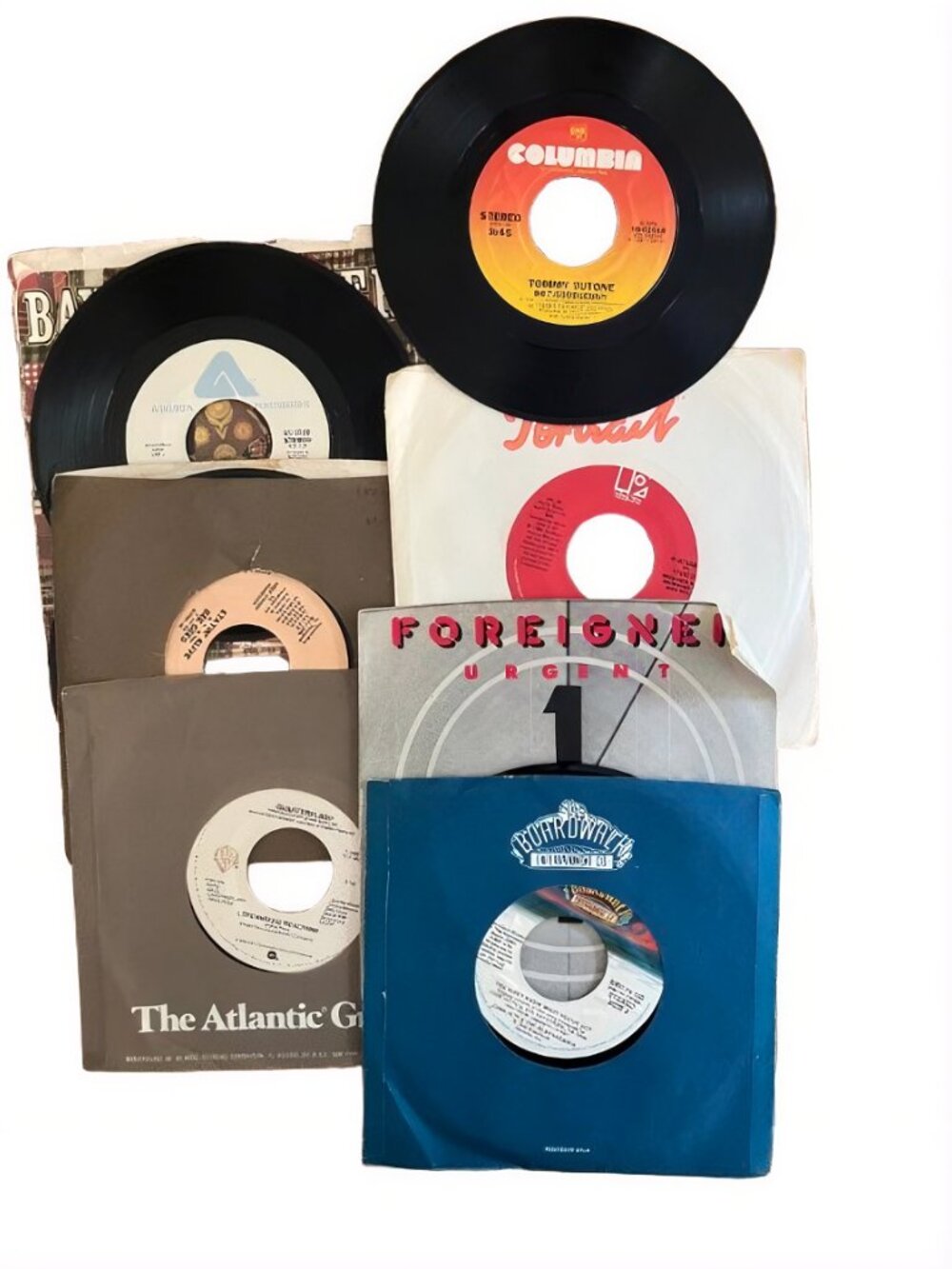 Lot of 7 45's Records